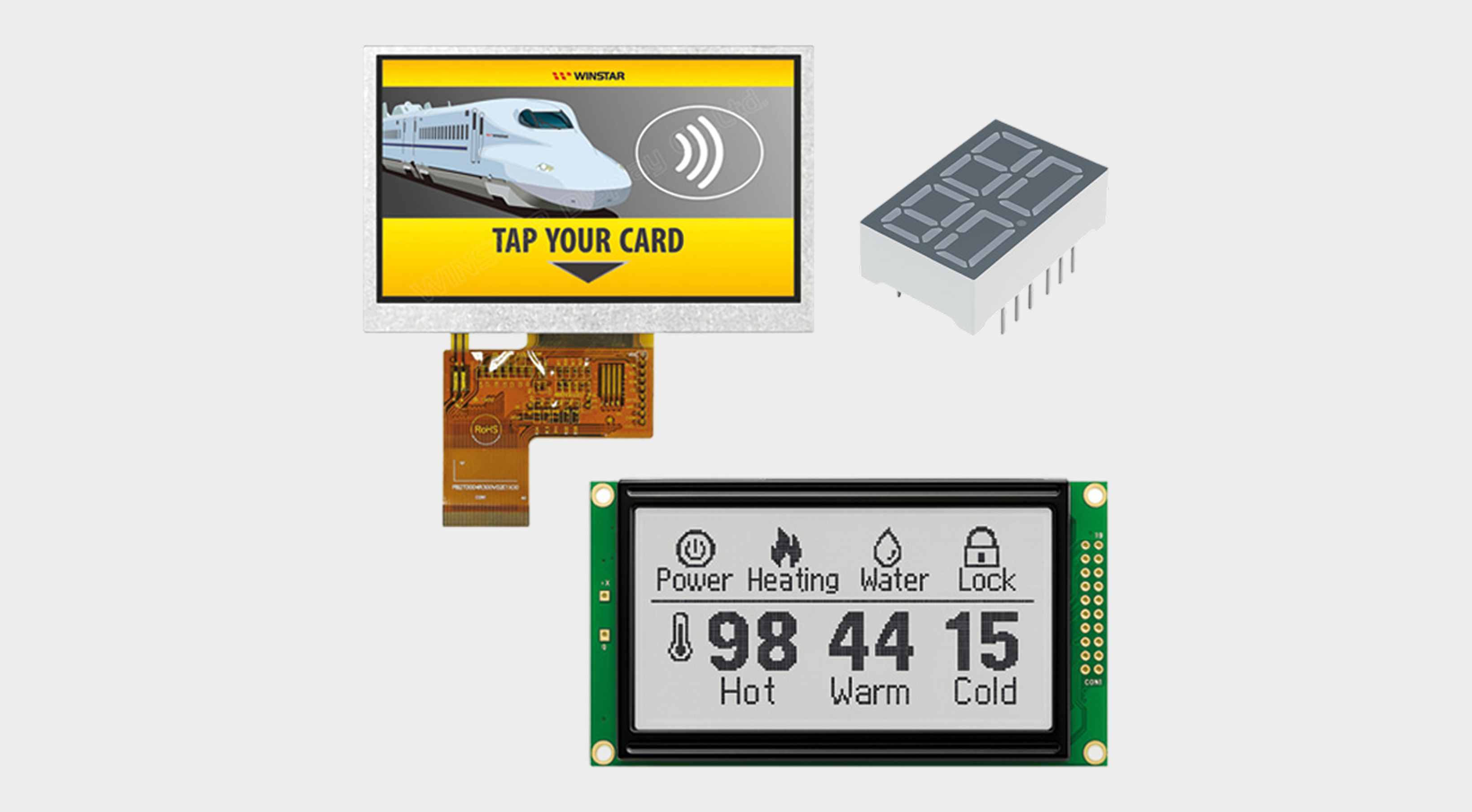 TFTs, LCDs and LED Displays logo