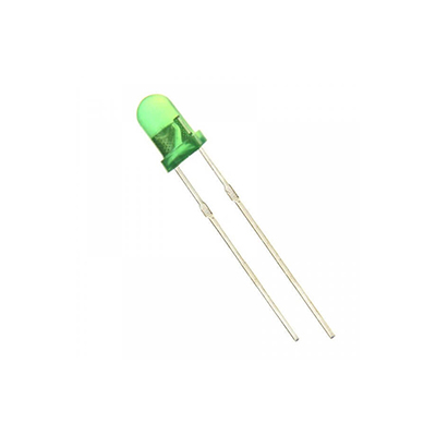LED 3MM GREEN 20mcd 45° GREEN/DIFFUSED